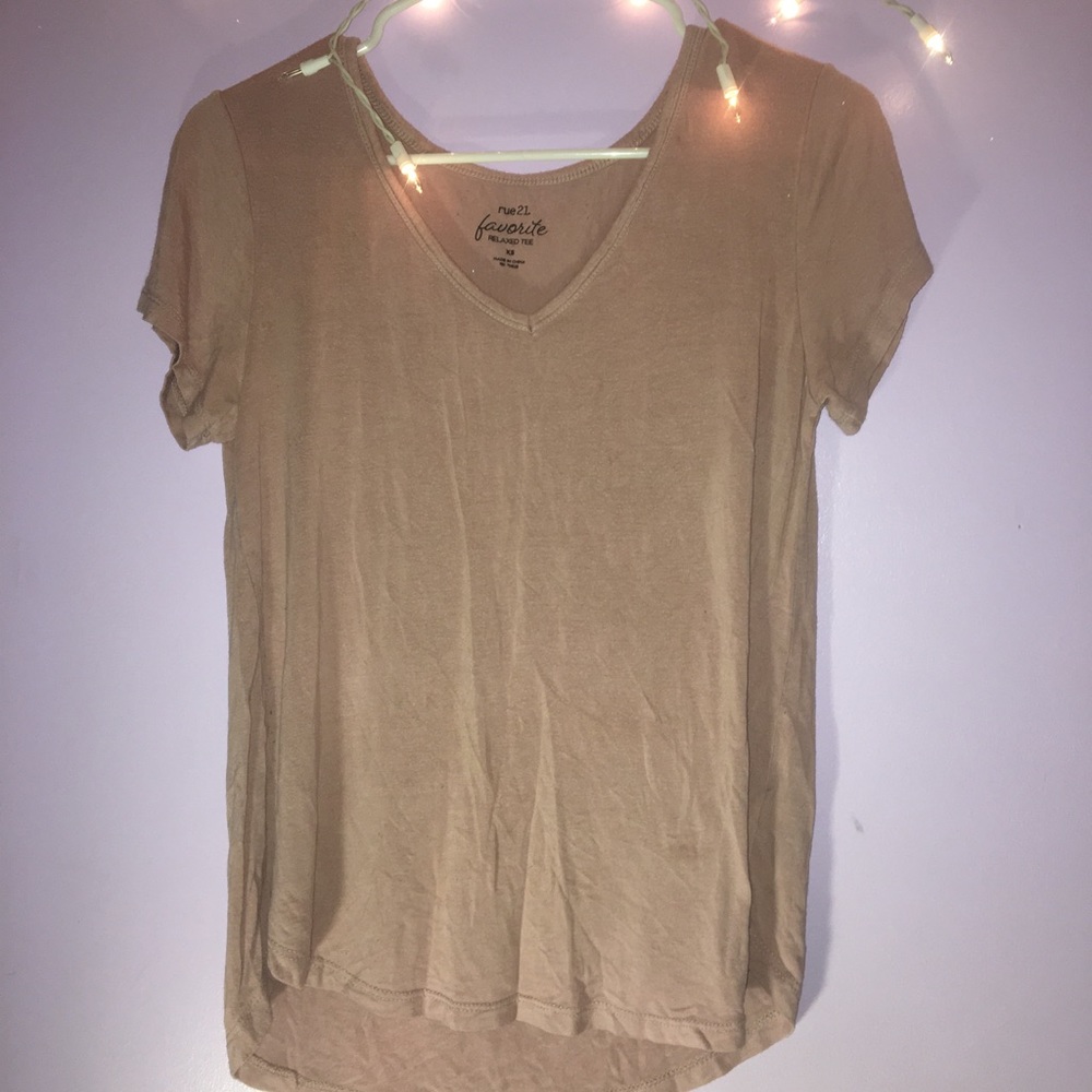 Light Pink/Peach Relaxed T-Shirt
